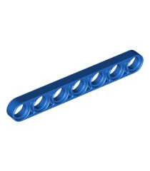 LEGO - Technic, hefarm dun 1 x 7 - Blue | N - Thumbnail