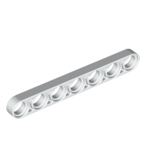 LEGO - Technic, hefarm dun 1 x 7 - White | N - Thumbnail