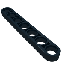 LEGO - Technic, hefarm dun 1 x 7 - Black | N - Thumbnail