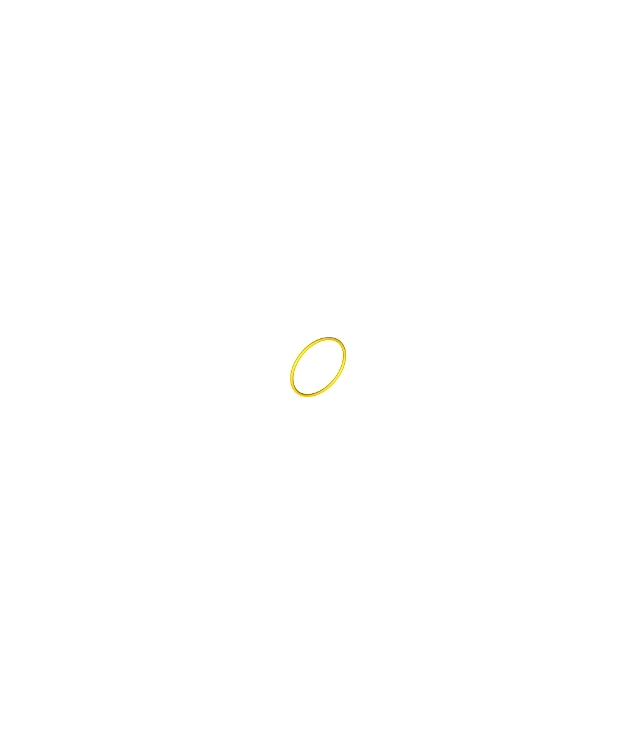LEGO - Rubberen riem extra groot (ronde doorsnede) – ca. 4 1/8 x 4 1/8 - Yellow | N