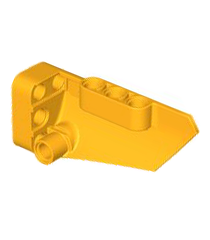 LEGO - Technic, paneelbekleding #3 klein glad lang, zijde A - Bright Light Orange | N - Thumbnail