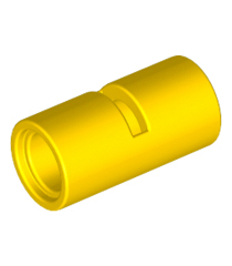 LEGO - Technic, penverbinder rond 2L met sleuf (ronde penkoppeling) - Yellow | N - Thumbnail