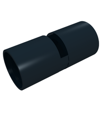 LEGO - Technic, penverbinder rond 2L met sleuf (ronde penkoppeling) - Black | N - Thumbnail