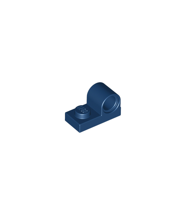 LEGO - Plaat, gemodificeerd 1 x 2 met pen-gat bovenop - Dark Blue | N
