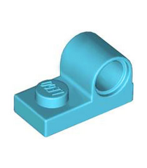 LEGO - Plaat, gemodificeerd 1 x 2 met pen-gat bovenop - Medium Azure | N - Thumbnail