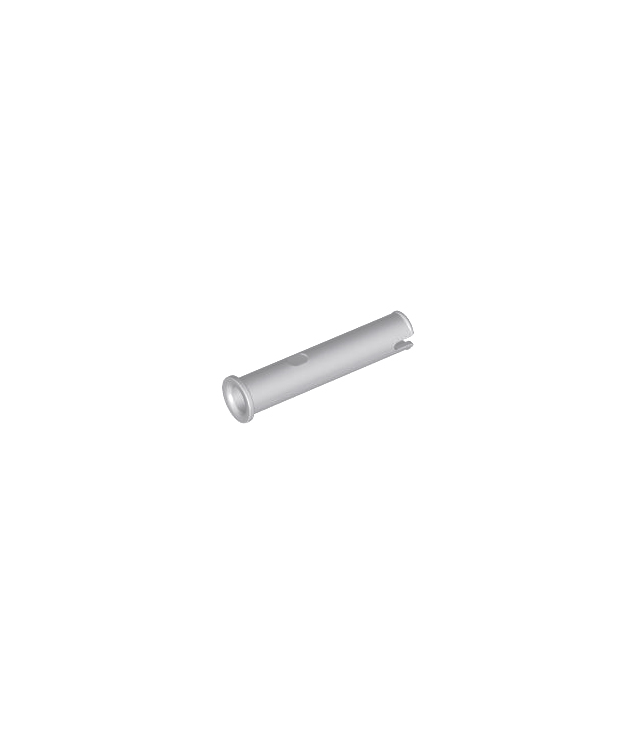 LEGO - Technic, pen 3L zonder frictieribbels met stopper - Light Bluish Gray | N