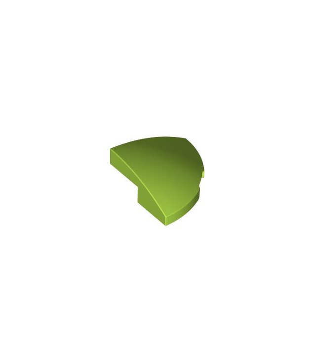 LEGO - Helling, gebogen 2 x 2 ronde hoek - Lime | N
