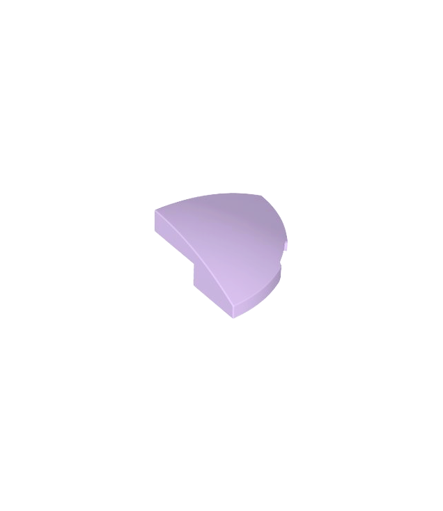 LEGO - Helling, gebogen 2 x 2 ronde hoek - Lavender | N