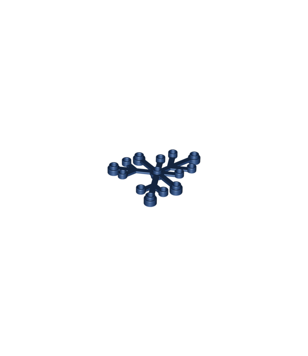 LEGO - Plantbladeren 6 x 5 - Dark Blue | N