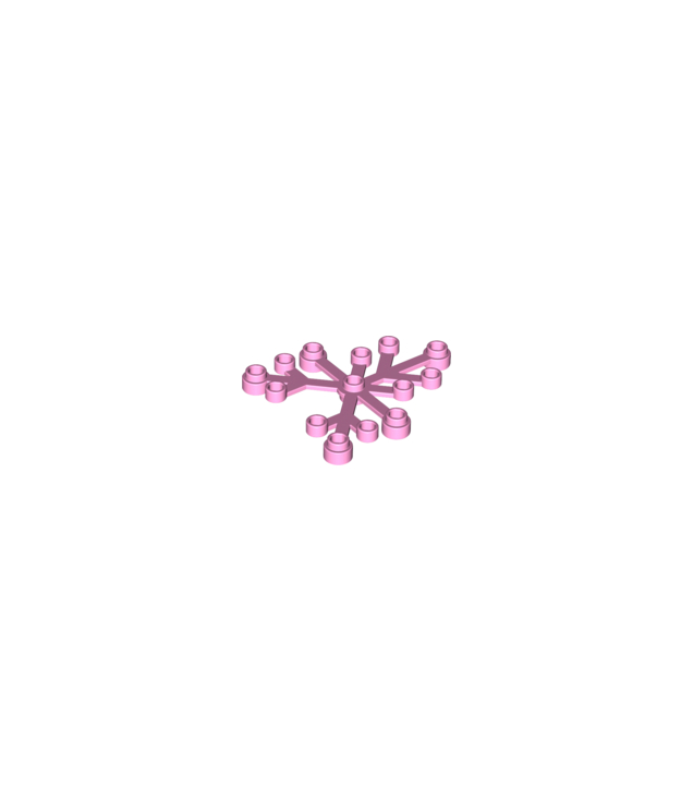 LEGO - Plantbladeren 6 x 5 - Bright Pink | N