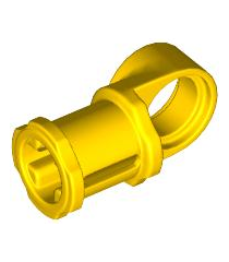 LEGO - Technic, as- en penverbinder kogelgewricht glad - Yellow | N - Thumbnail