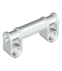 LEGO - Technic, as- en penverbinder haaks dubbel met asverbinder 2L - White | N - Thumbnail
