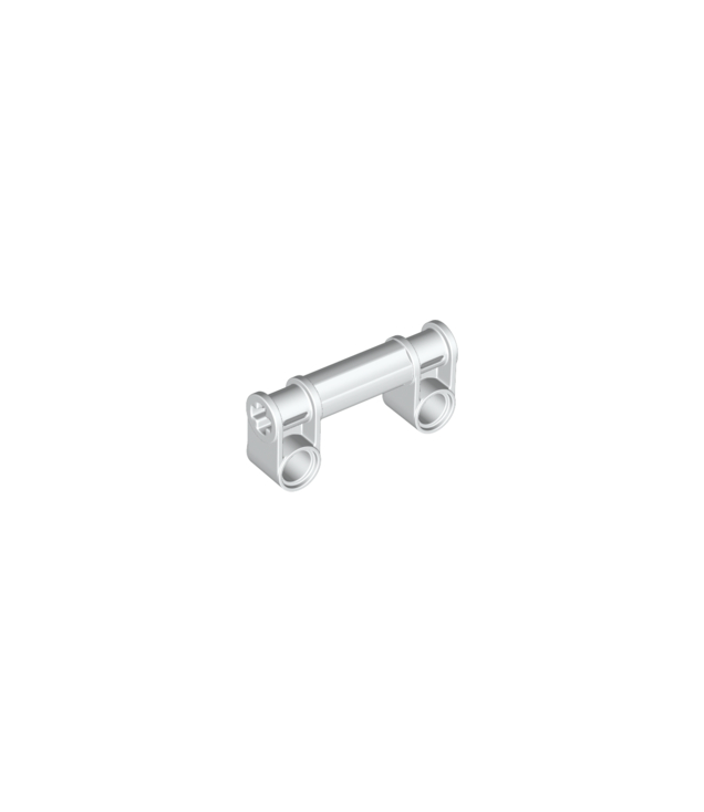 LEGO - Technic, as- en penverbinder haaks dubbel met asverbinder 2L - White | N