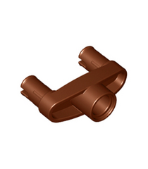 LEGO - Technic, penverbinder 3L met 2 pennen en middenopening - Reddish Brown | N - Thumbnail