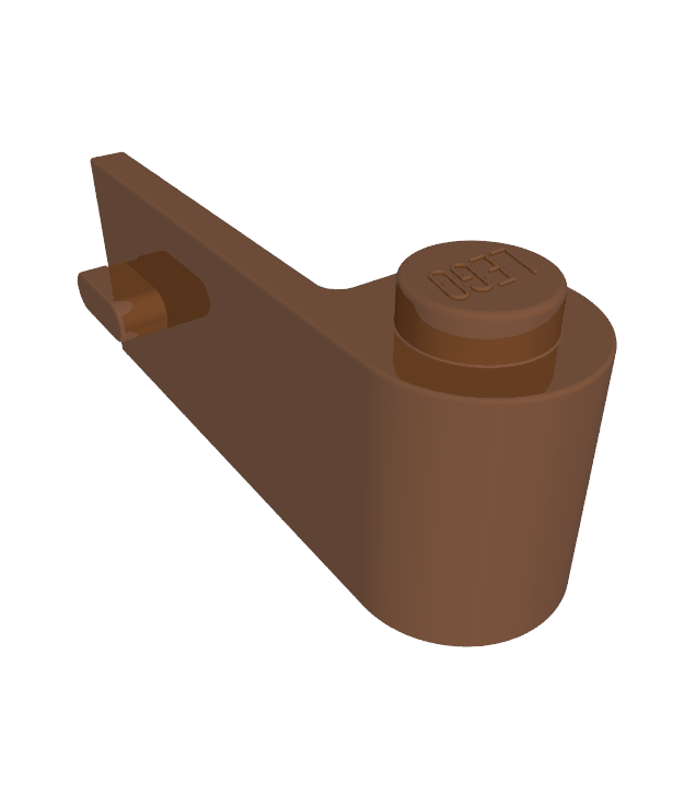 LEGO - Deur 1 x 3 x 1 rechts - Reddish Brown | N