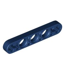 LEGO - Technic, hefarm dun 1 x 5 met as-gaten - Dark Blue | N - Thumbnail