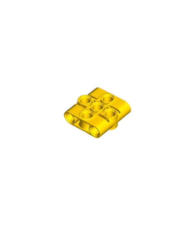 LEGO - Technic, penverbindingsblok hefarm 1 x 3 x 3 - Yellow | N