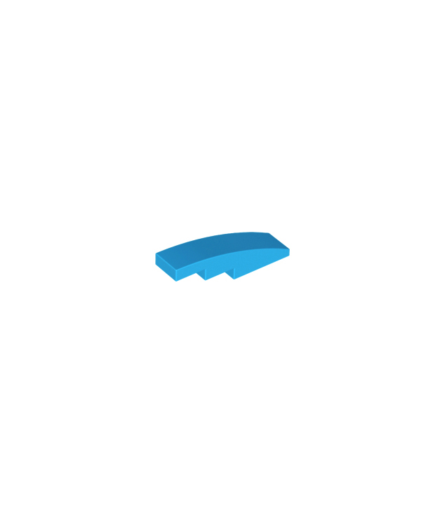 LEGO - Helling, gebogen 4 x 1 - Dark Azure | N