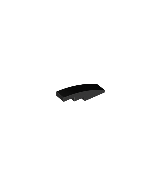LEGO - Helling, gebogen 4 x 1 - Black | N