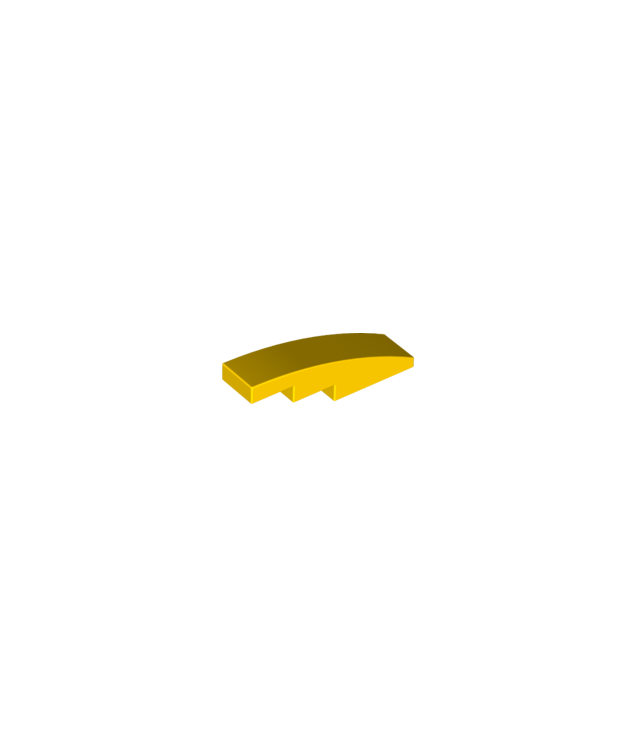 LEGO - Helling, gebogen 4 x 1 - Yellow | N