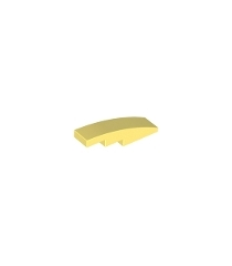 LEGO - Helling, gebogen 4 x 1 - Bright Light Yellow | N - Thumbnail