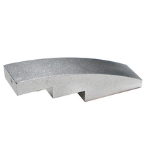 LEGO - Helling, gebogen 4 x 1 - Metallic Silver | N - Thumbnail