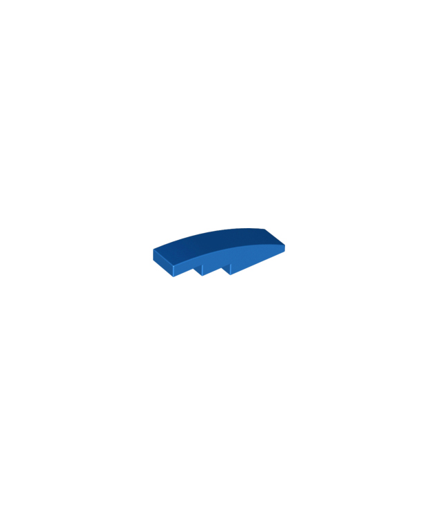 LEGO - Helling, gebogen 4 x 1 - Blue | N