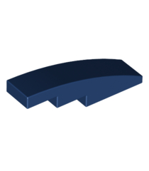 LEGO - Helling, gebogen 4 x 1 - Dark Blue | N - Thumbnail