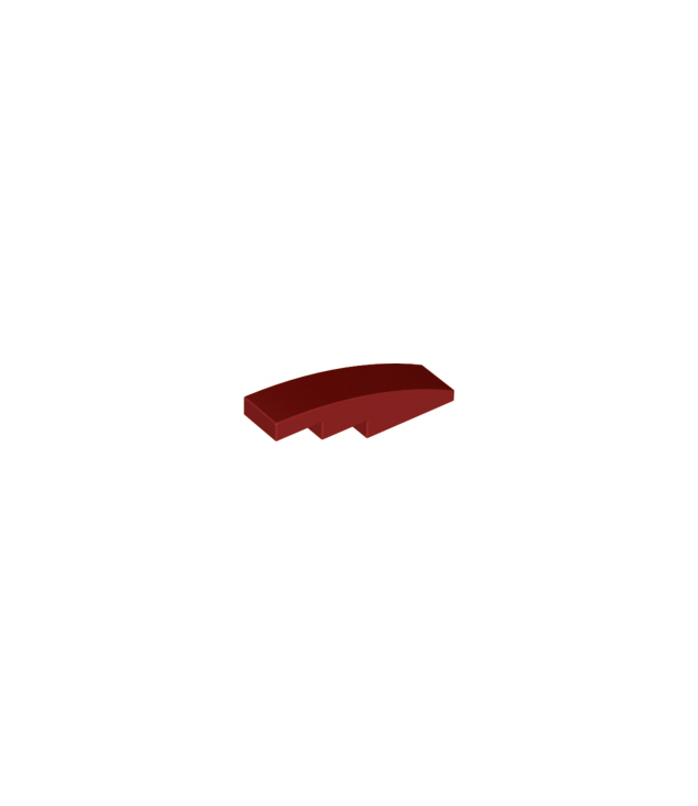 LEGO - Helling, gebogen 4 x 1 - Dark Red | N