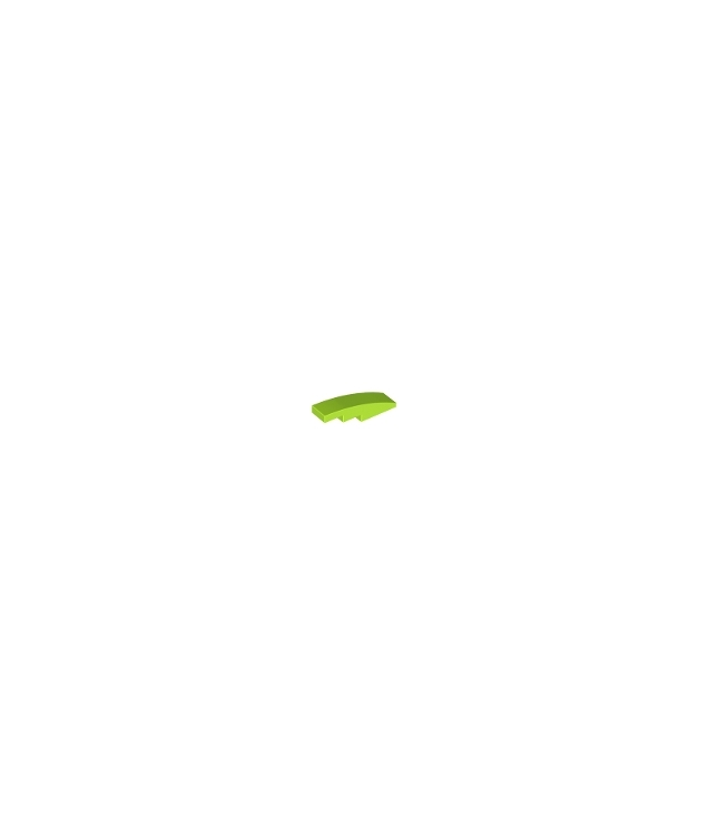 LEGO - Helling, gebogen 4 x 1 - Lime | N