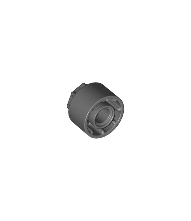 LEGO - Technic, schuifkoppeling-verlenging met 8 tanden binnen en buiten - Dark Bluish Gray | N