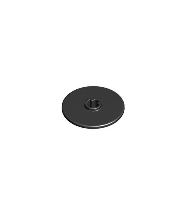 LEGO - Technic, schijf 3 x 3 - Black | N