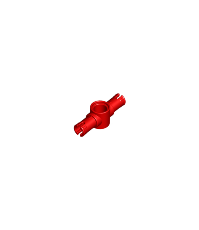 LEGO - Technic, pen 3L met frictieribbels en middenpengat - Red | N