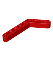 LEGO - Technic, hefarm gemodificeerd dik gebogen 1 x 9 (6–4) - Red | N - Thumbnail