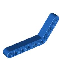 LEGO - Technic, hefarm gemodificeerd dik gebogen 1 x 9 (6–4) - Blue | N - Thumbnail