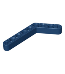 LEGO - Technic, hefarm gemodificeerd dik gebogen 1 x 9 (6–4) - Dark Blue | N - Thumbnail