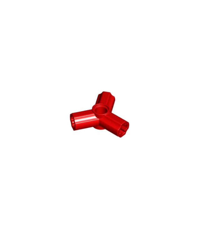 LEGO - Technic, as- en penverbinder drievoudig - Red | N