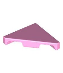 LEGO - Tegel, gemodificeerd 2 x 2 driehoekig - Bright Pink | N - Thumbnail