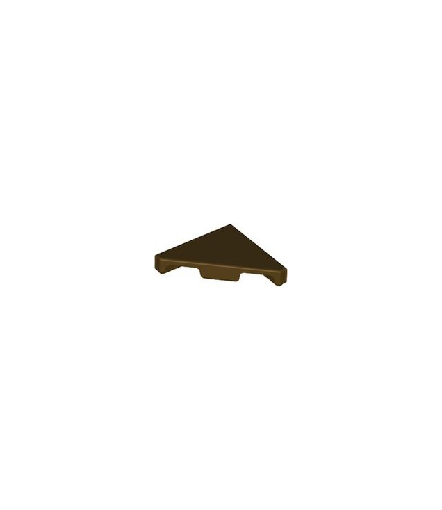 LEGO - Tegel, gemodificeerd 2 x 2 driehoekig - Dark Brown | N