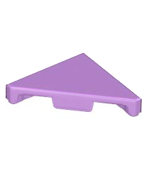 LEGO - Tegel, gemodificeerd 2 x 2 driehoekig - Medium Lavender | N - Thumbnail