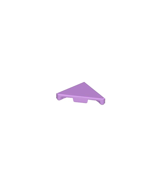 LEGO - Tegel, gemodificeerd 2 x 2 driehoekig - Medium Lavender | N