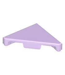 LEGO - Tegel, gemodificeerd 2 x 2 driehoekig - Lavender | N - Thumbnail
