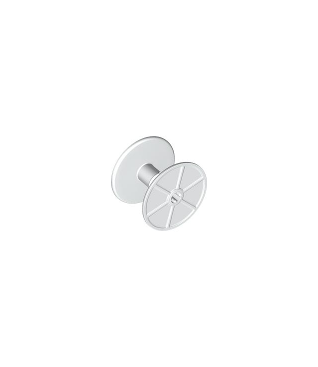 LEGO - Snoerhaspel 4 x 4 x 3 trommel met as-gat - White | N