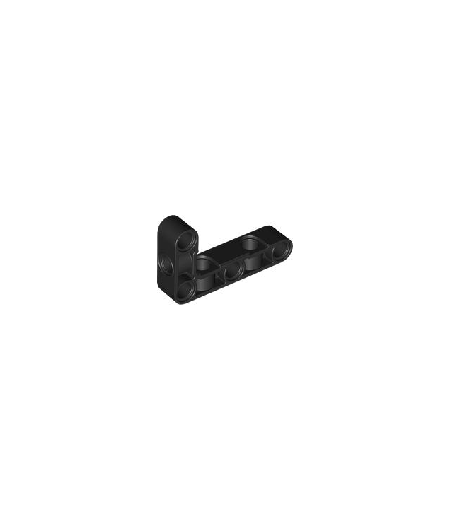 LEGO - Technic, hefarm gemodificeerd dik L-vormig 3 x 5 met haakse gaten - Black | N