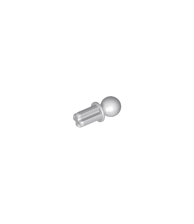 LEGO - Technic, as 1L met trekbal - Light Bluish Gray | N