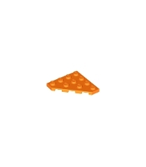 LEGO - Wig, plaat 4 x 4 met afgesneden hoek - Orange | N - Thumbnail