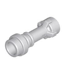 LEGO - Minifiguur-wapen, lichtzwaardgreep recht - Light Bluish Gray | N - Thumbnail