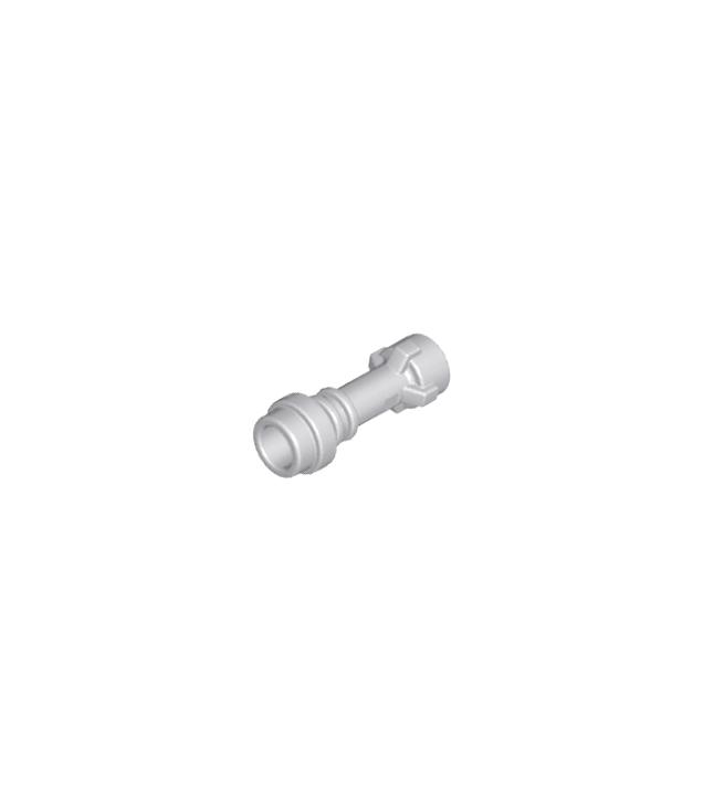 LEGO - Minifiguur-wapen, lichtzwaardgreep recht - Light Bluish Gray | N