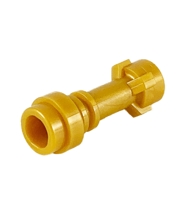 LEGO - Minifiguur-wapen, lichtzwaardgreep recht - Pearl Gold | N