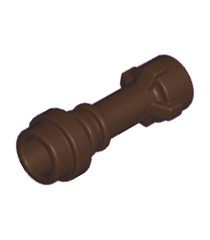 LEGO - Minifiguur-wapen, lichtzwaardgreep recht - Dark Brown | N - Thumbnail